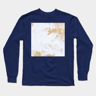 White Noble Abstract Painting Long Sleeve T-Shirt